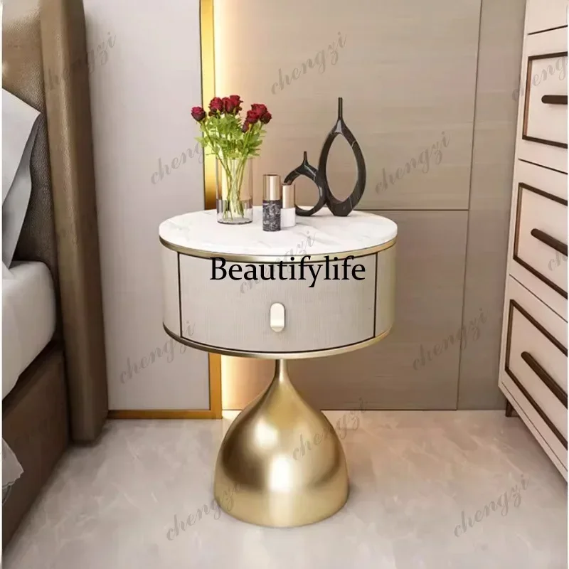 M138  Bedroom Space Saving Bedside Table Trendy China Simple Low Cabinets Bedside Table Luxury Small Mesa De Cabeceira Home Furn
