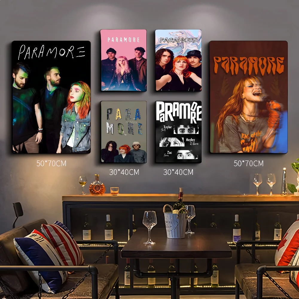 Paramore Band Classic Movie Posters Vintage Room Bar Cafe Decor Nordic Home Decor