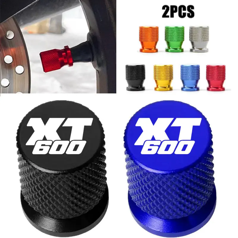 2PCS Motorcycle Accessories Tire Valve Caps For Yamaha XT600 XT 600 XT600Z XT600E XT600ZE