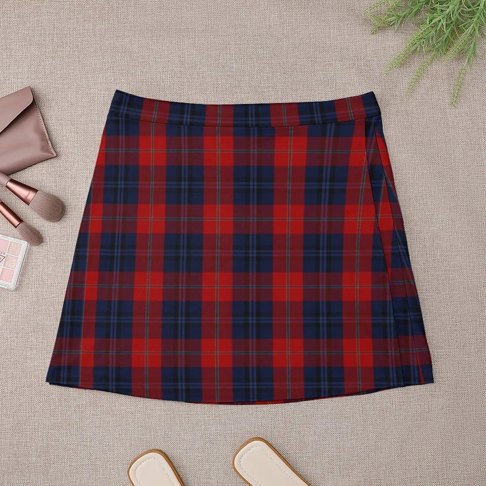 MacKnight Clan Tartan Mini Skirt Women's summer skirts korean skirt Mini Skirt