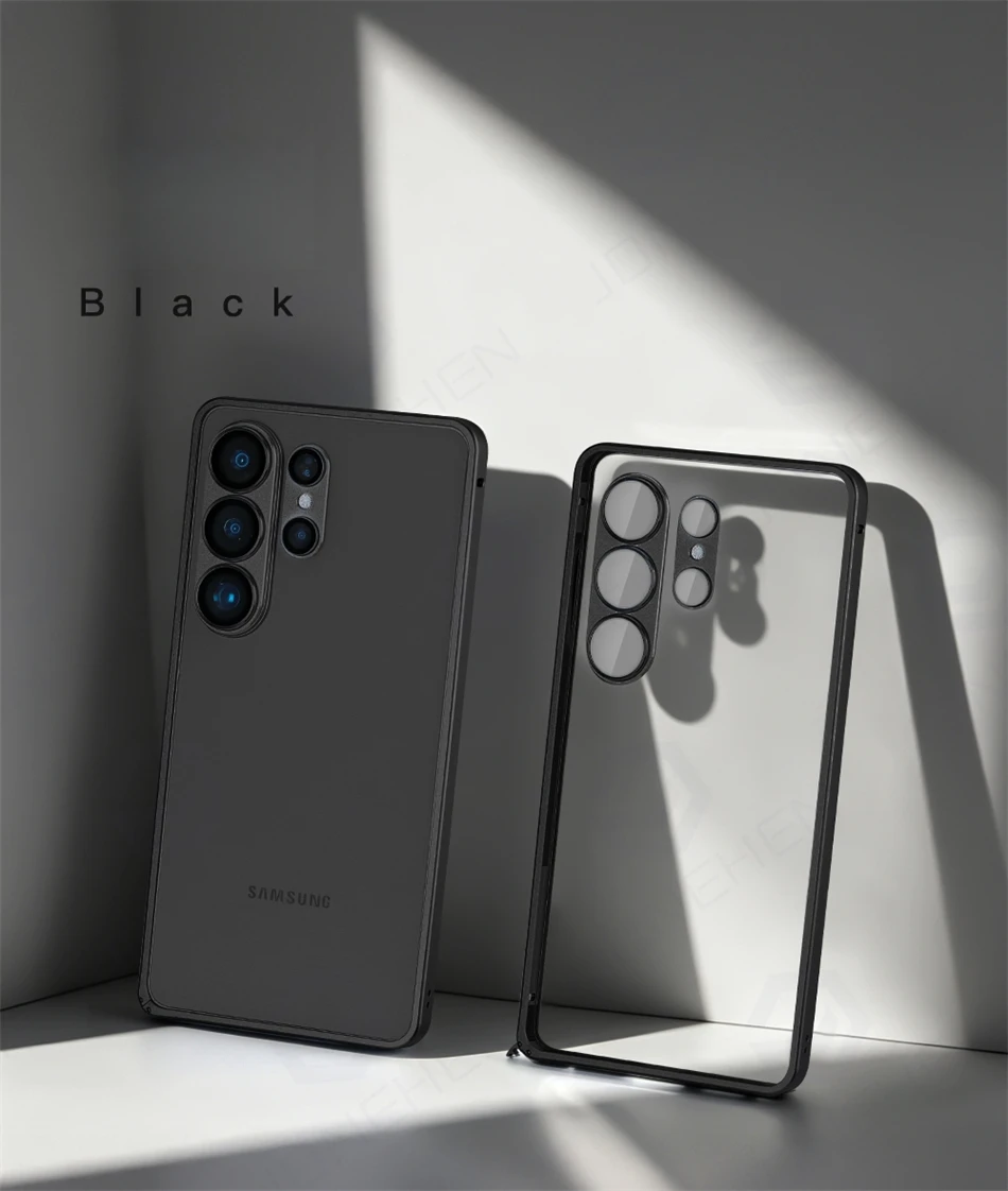 Luxuriöser Leichter Aluminium-Metallrahmen für Samsung Galaxy S25 S26 Ultra S26Ultra Legierungs-Stoßfänger Objektivschutzfolie Rückseitiges Zubehör – Detail 14