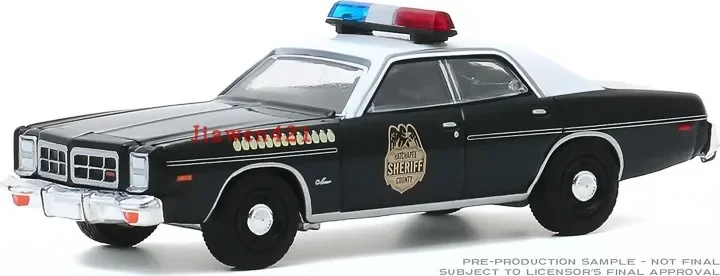 1: 64 1977 Dodge Monaco Police Car  Diecast Metal Alloy Model Car Toys For  Gift Collection