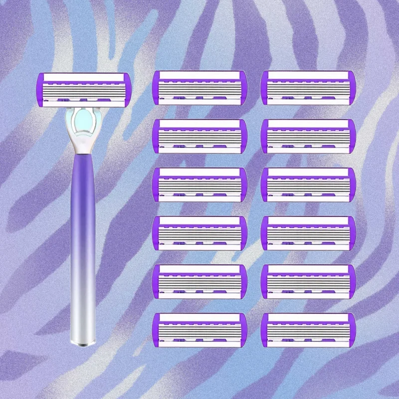 

Ручная бритва может заменить шестислойное лезвие, портативное для путешествий, устойчивое к царапинам лезвие из нержавеющей стали, высококачественное лезвие для бритья.