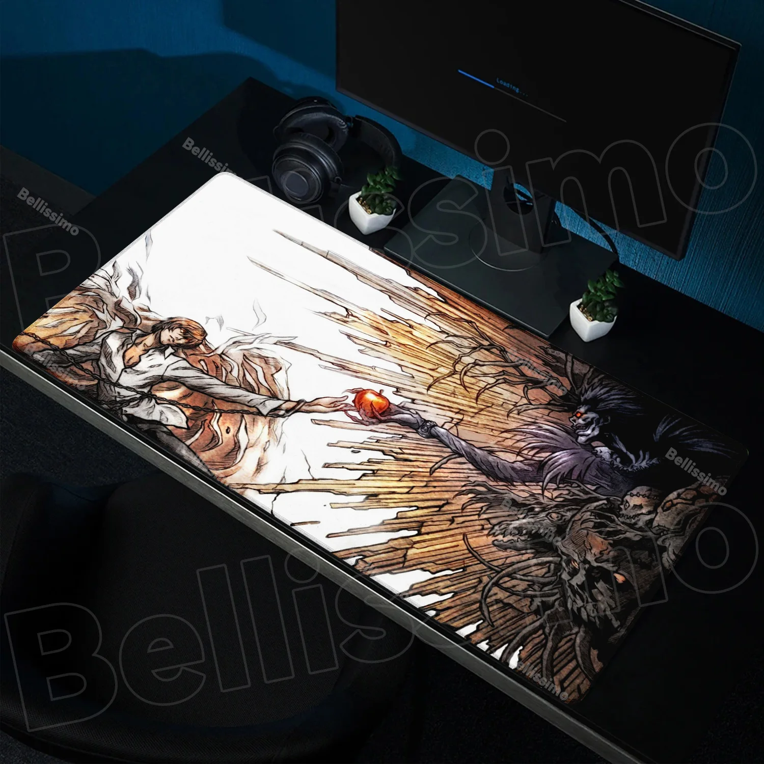 Anime Death Note Mousepad HD Printing Computer Gamers Locking Lock Edge Mouse Pad XXL Keyboard PC Accessory Decoration Desk Pad