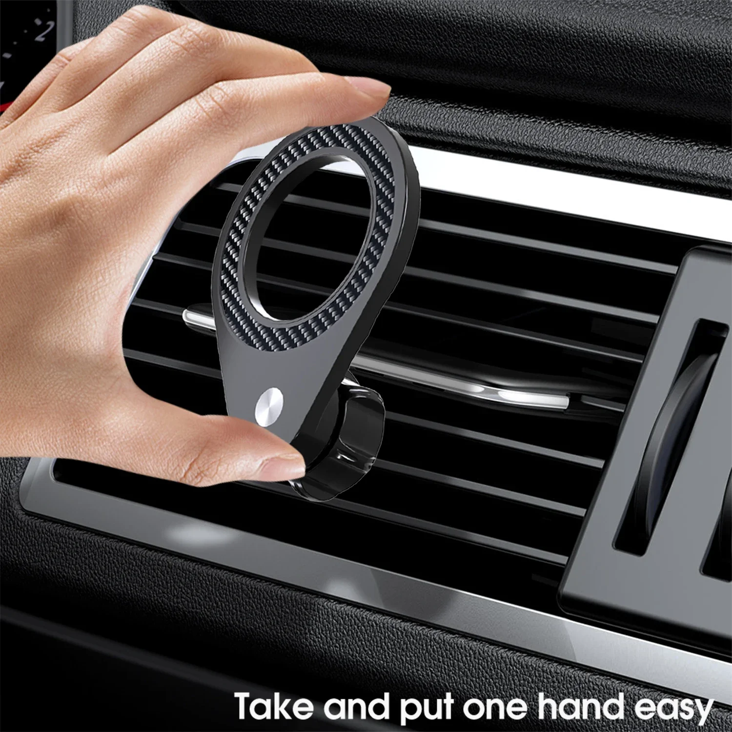 Universal Magnetic Car Phone Mount Base for 17mm Ball Head Suitable for Apple Magsafe Strong Magnetic Ball Phone Holder Stands