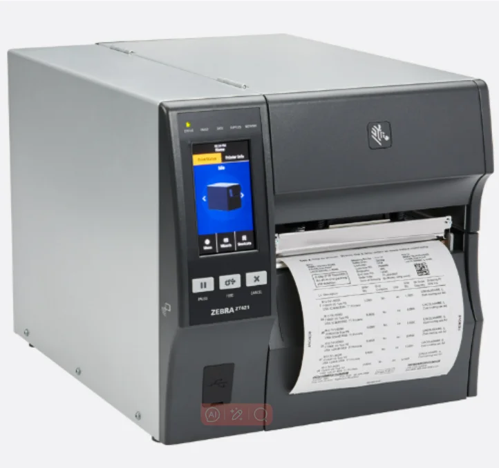 New Original Zebra label printer ZT421 300DPI Industrial Label Barcode Thermal Transfer Printer
