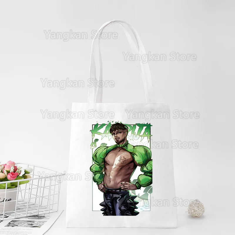 Kaarija Cha Cha Cha Design Shoulder canvas simple cartoon print shopping bags girls fashion life casual pacakge hand bag