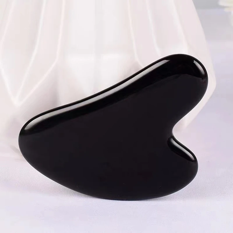 1 قطعة جديد حجر غوا شا تدليك مجلس للوجه روز كوارتز غواشا لوحة اليشم الوجه مدلك كاشطات أدوات للوجه الرقبة الظهر الجسم