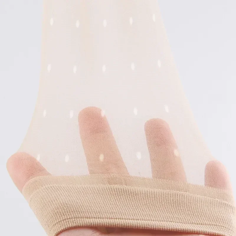 الجوارب نقطة جورب المرأة شفافة الصيف موضة الحرير رقيقة قصيرة 10/30 زوج/وحدة اللون كريستال السيدات النايلون الكاحل الجلد