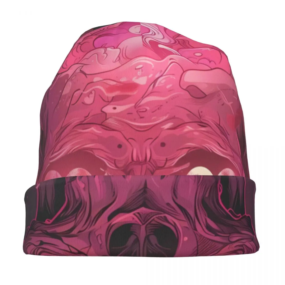 Love Pink Skull Beanies gorros, gorro de moda para hombres