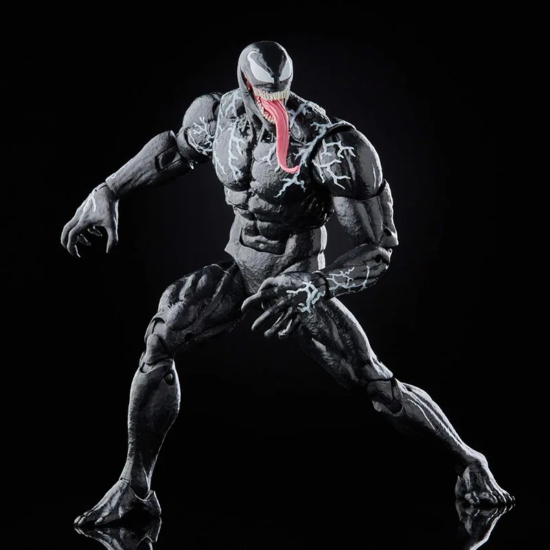 Marvel Superhero Massacre Movie Figurine Venom 2-Joint Movable Model Ornament, Peripheral Doll Gift Ornament