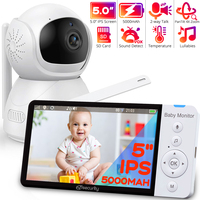 Video Baby Monitor With PTZ Nanny Camera 5\