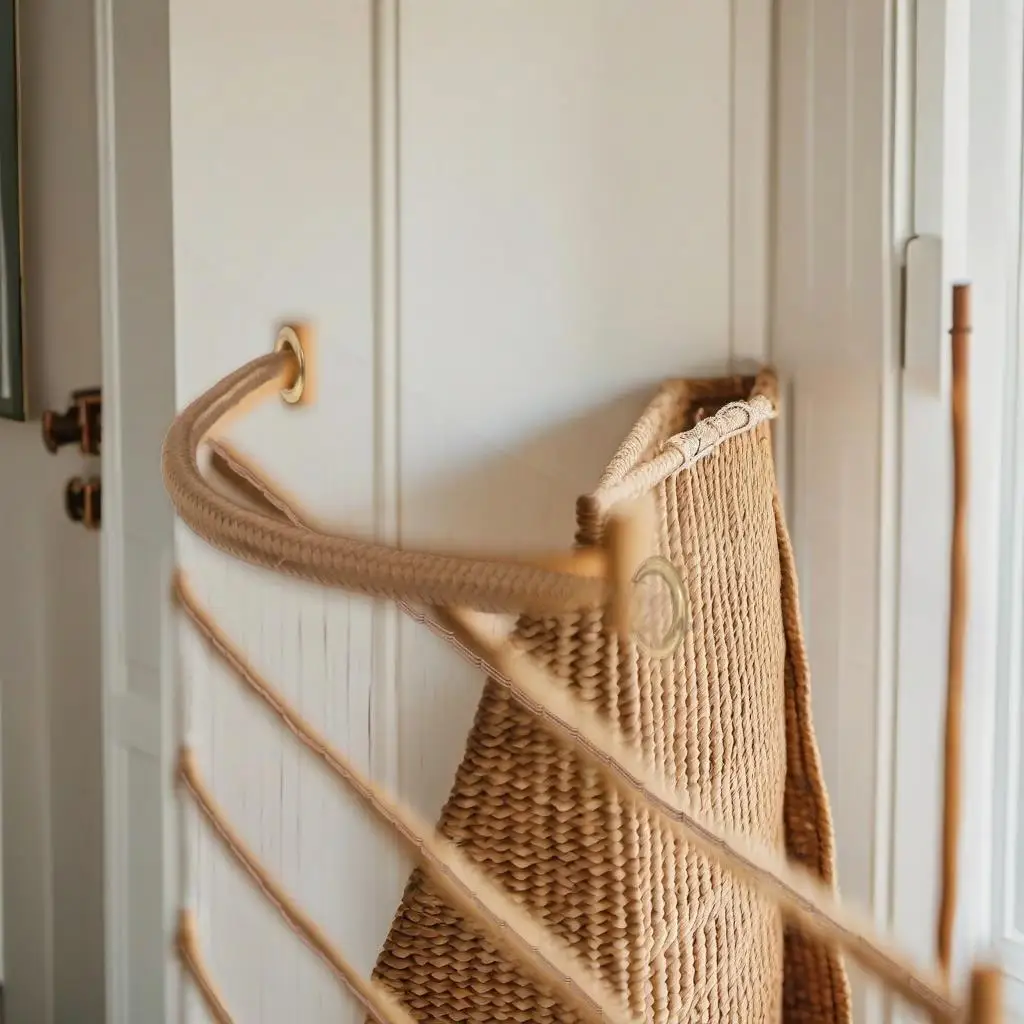 Rectangular Brown Bamboo Laundry Basket - Eco-Friendly Storage Solution for Clothes & Toys