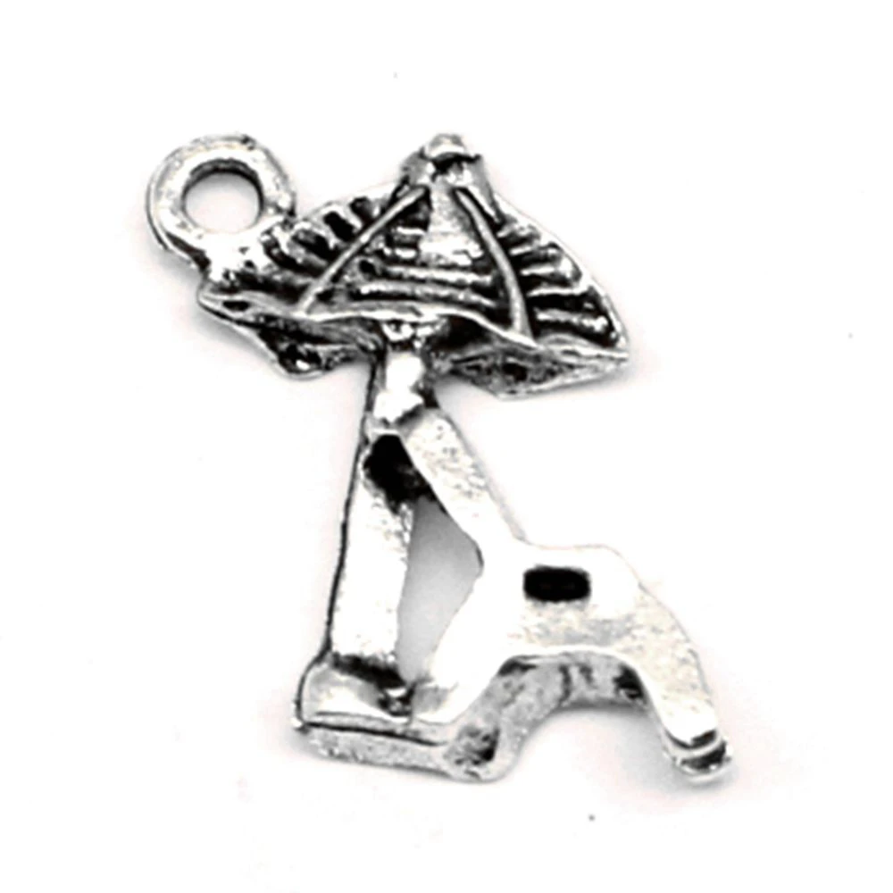 20pcs 12x21mm Beach Chair Charms Pendants Jewelry Making Car Accessori Beautiful Jewelry Antique Silver Color