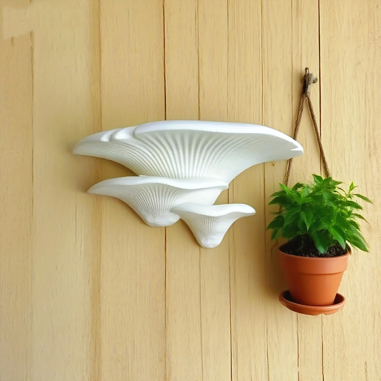 1PCS Mushroom shaped 3D printing multifunctional ornament bracket wall decoration scene layout