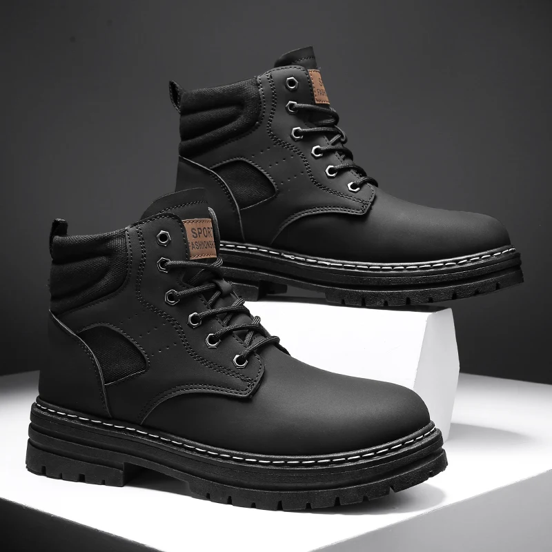 أحذية رجالية جديدة للفصول الأربعة، نعل ناعم للاستخدام الخارجي، نعل سميك متعدد الاستخدامات، أحذية عالية الجودة مضادة للانزلاق ومقاومة للاهتراء