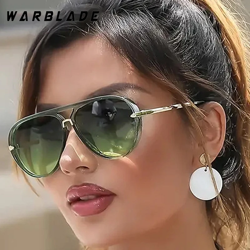 

Retro Oversized Pilot Metal Sunglasses Women Popular Fashion Designer Mens Sunglasses Drive Travel Eyeglasses Female UV400 Очки