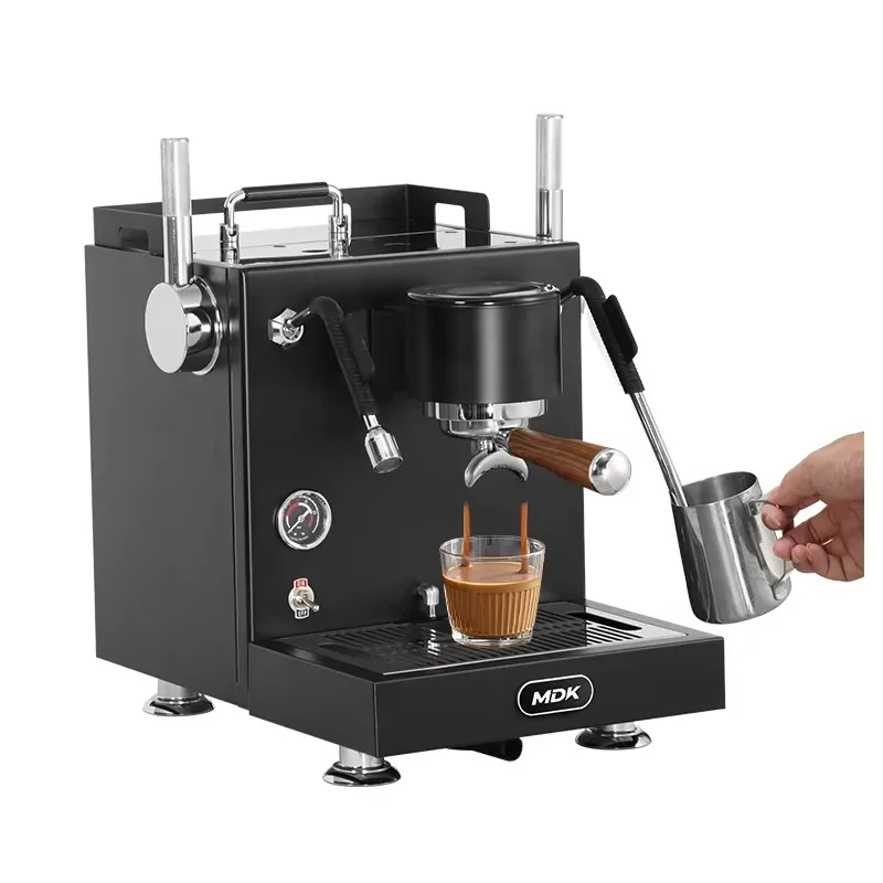MDK Smart Touch Screen Control Stainless Steel Espresso Coffee Maker Programmable For Home Commercial Use EU US Plug For Car