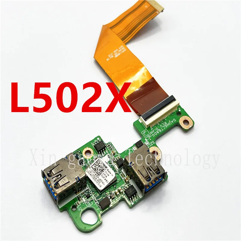 Original Free shipping for DELL L502X USB Board 0GRWM0 GRWM0 DAGM6CTB8D0 100% Test OK