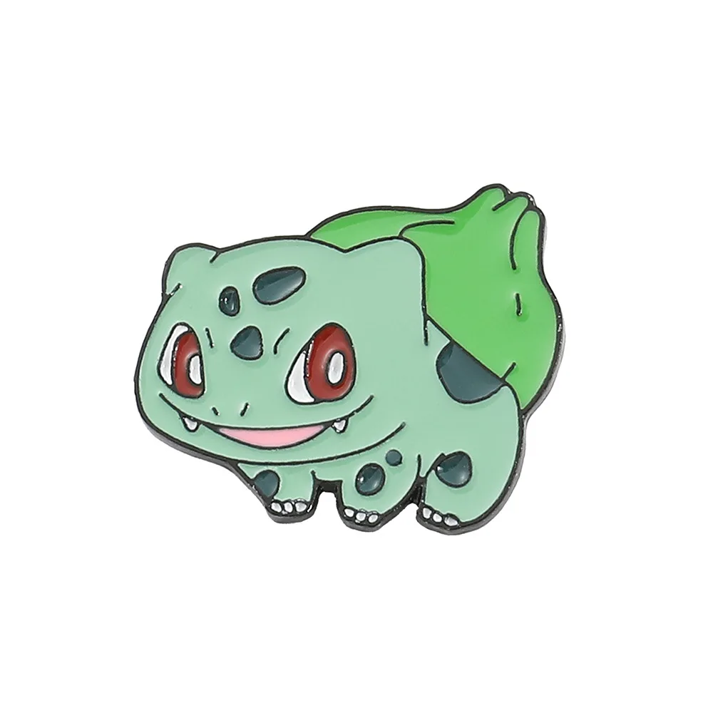 1 zestaw Pokemon emaliowane szpilki Anime gra Pikachu Charizard Bulbasaur metalowe plakietki plecak kapelusz przypinka akcesoria biżuteria prezent dla przyjaciół