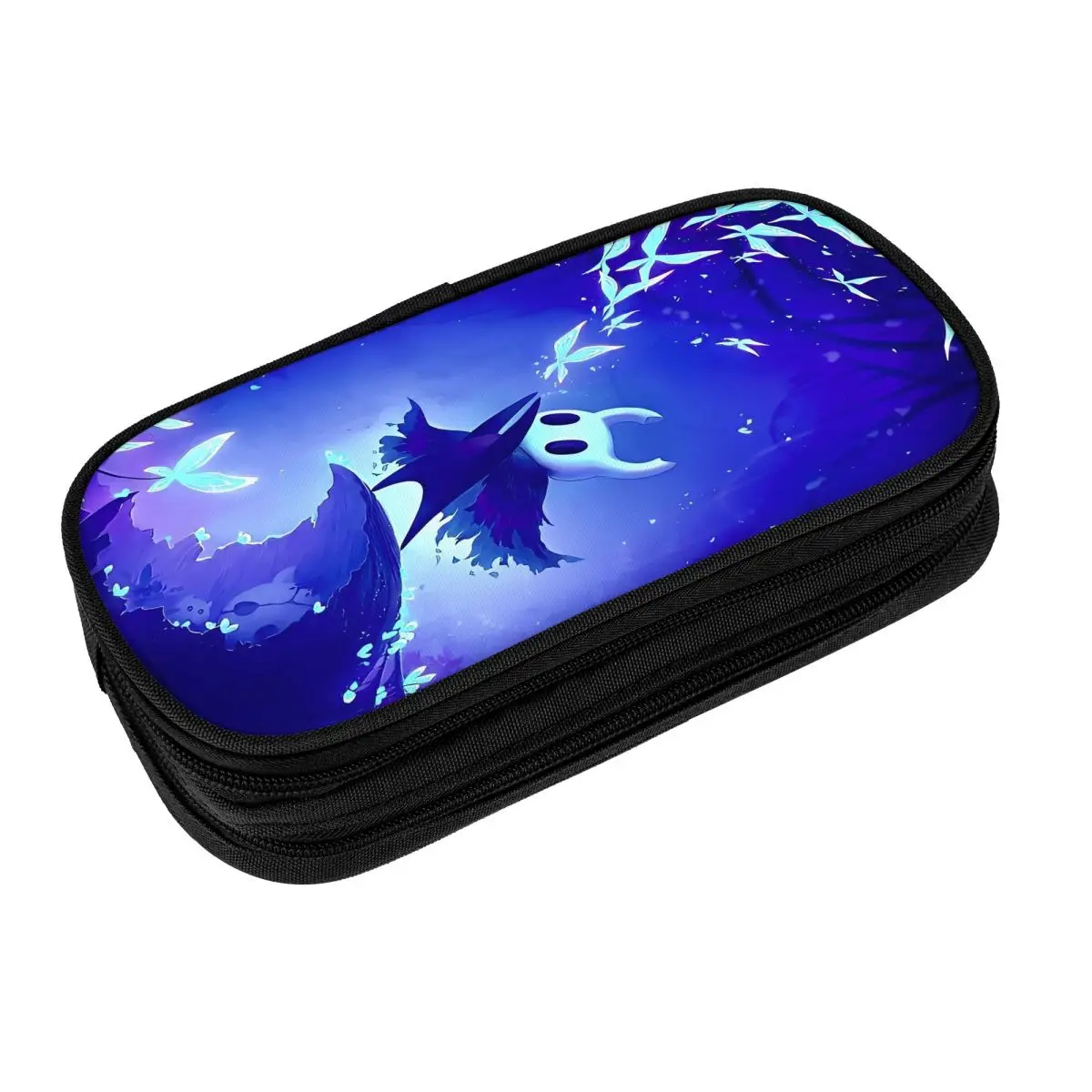 Retro Etui Hollow Knight Game Grappige Cartoon Pen Box School Etuis Studenten Rits Patroon Briefpapier Organizer