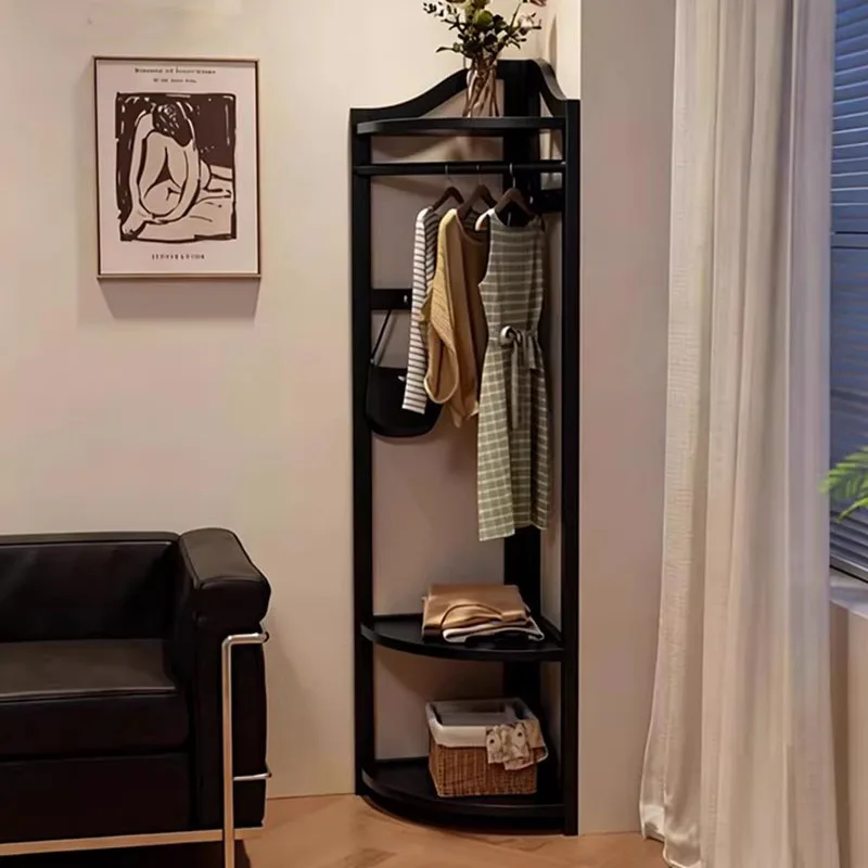 

Luxury Standing Coat Racks Clothes Organizer Display Floor Modern Bedroom Garment Coat Racks Hallway Perchero Home Furniture