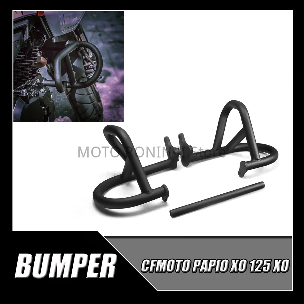 

For CFMOTO Papio XO 125 XO Motorcycle Bumper Guard Bar Anti-Collision Anti-fall Bar Anti-fall Frame Modified Competition Bumper