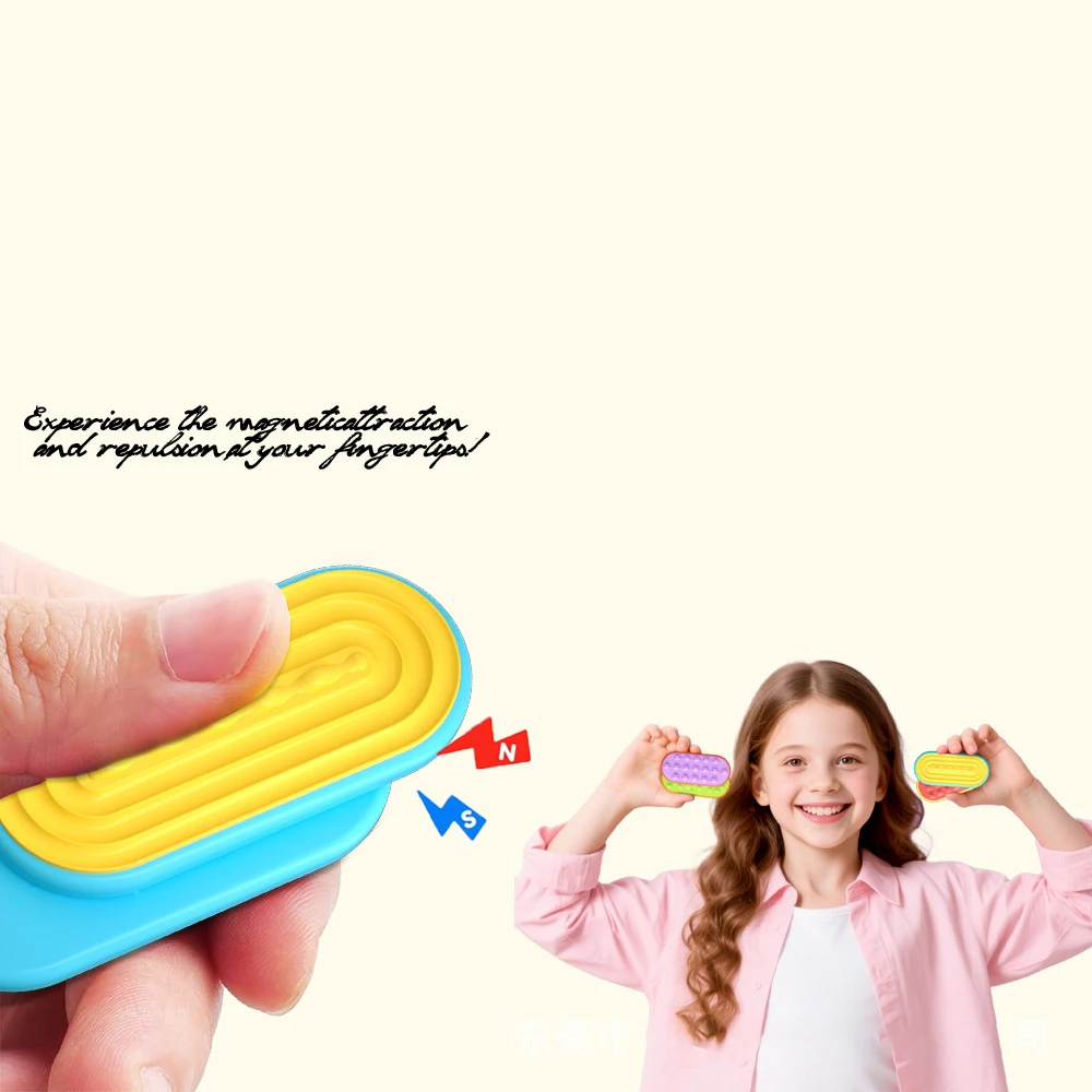 Pierres de souci colorées, curseur de poussée, Fidget EDC, doigt en Silicone, Anti-Stress, Spinner, autisme, soulagement de l'anxiété, jouet sensoriel