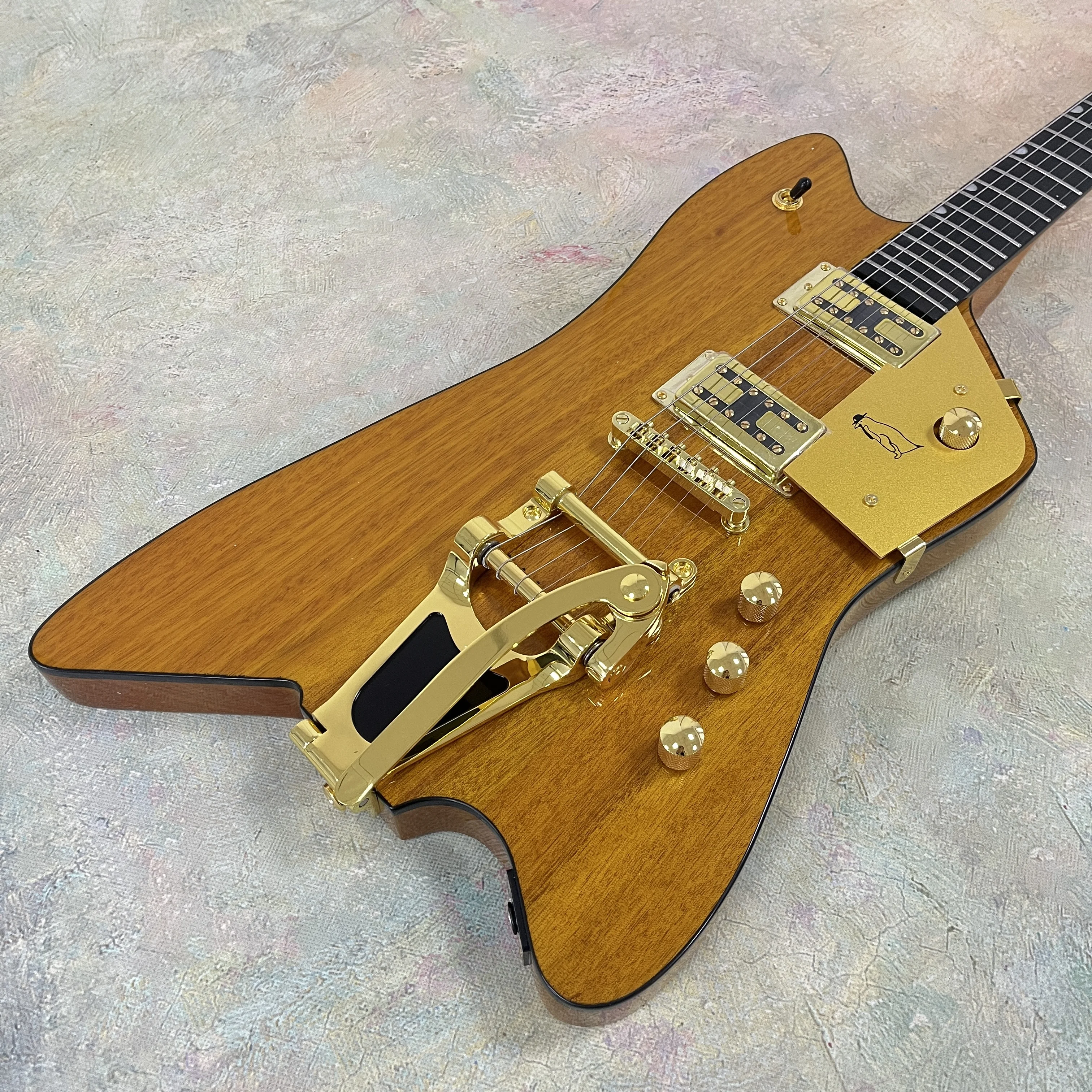 

Электрогитара US warehouse G6199 Billy-Bo Jupiter Thunderbird, натуральное дерево, тематический подарок, бесплатная доставка