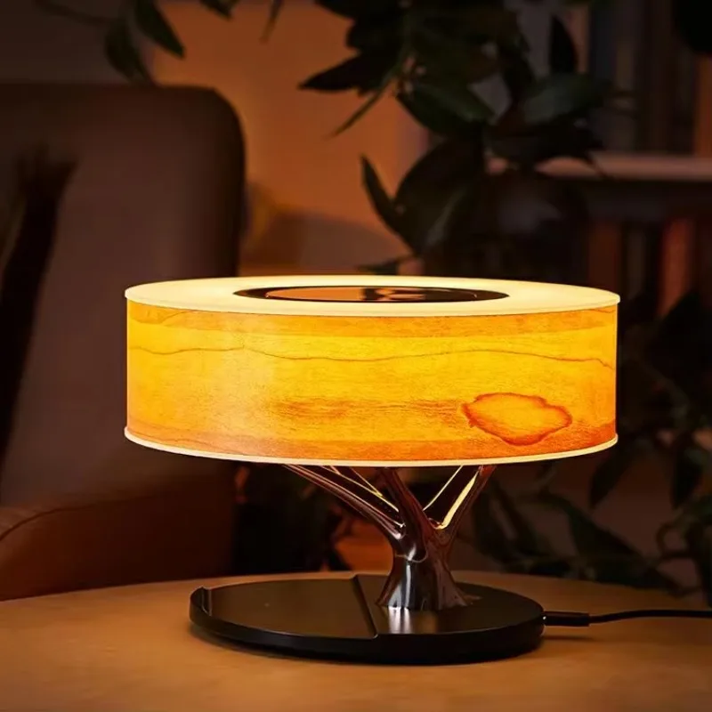 

Multifunction Speaker Tree Desk Lamp Wireless Charging Smart Desk Lamp
