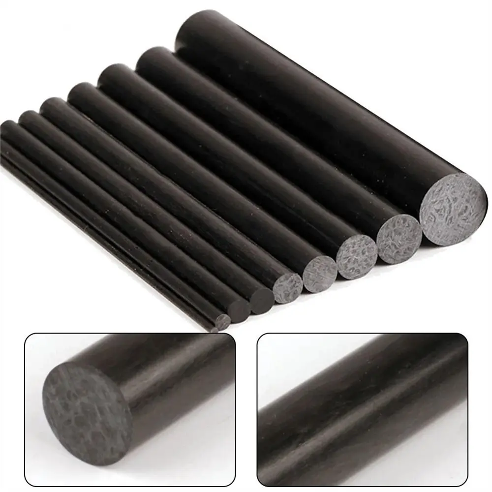 

High Strength Carbon Fiber Sticks Light Weight Reinforcement Rod Fishing Rod Repair Kit 1mm~10mm Solid Fishing Pole Building Kit