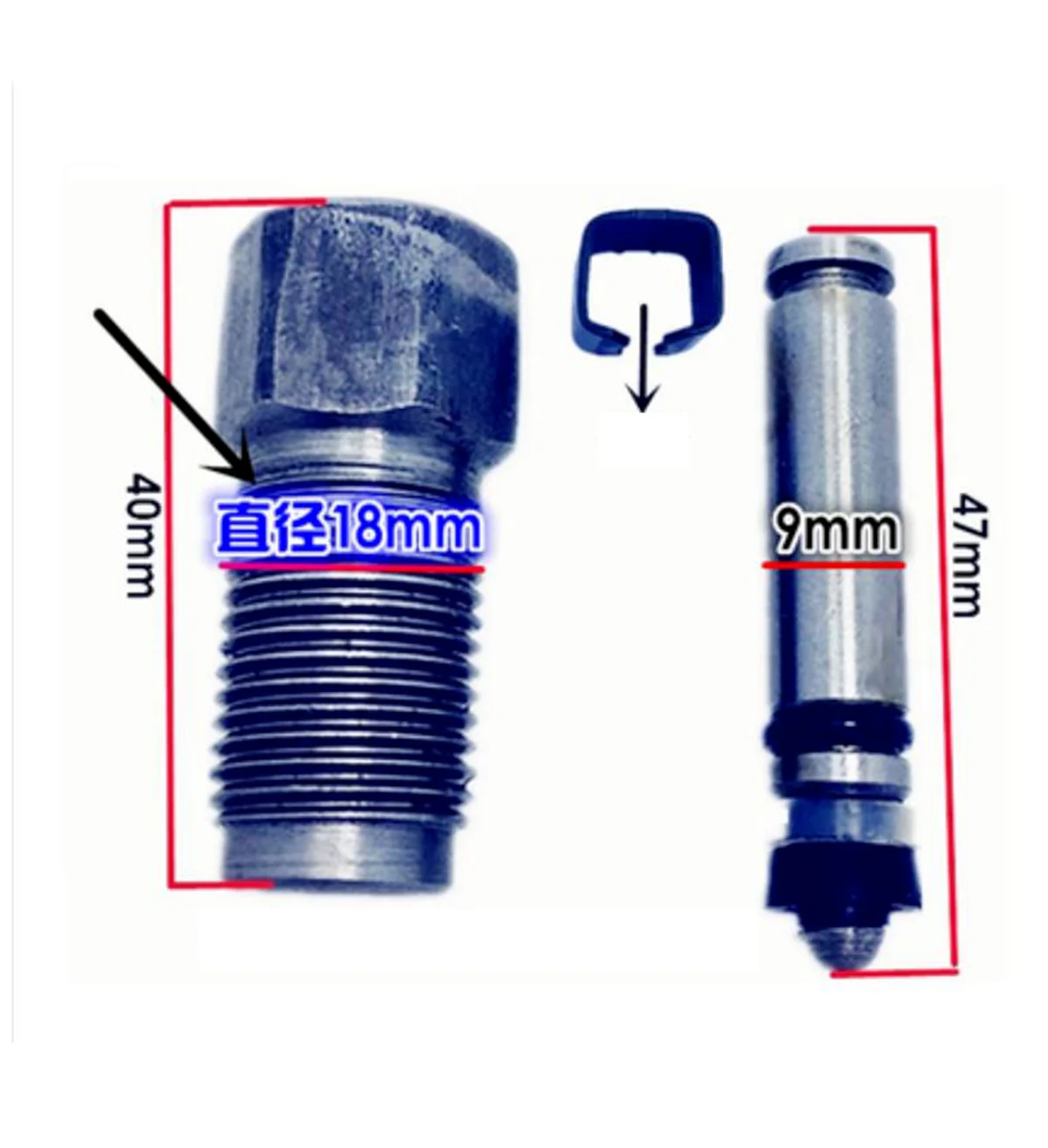 1set Horizontal Jack Oil Pump Components Small Oil Cylinder Pump Plunger 2T Hydraulic Jack Oil Pump Accessories Auto Repair Tool