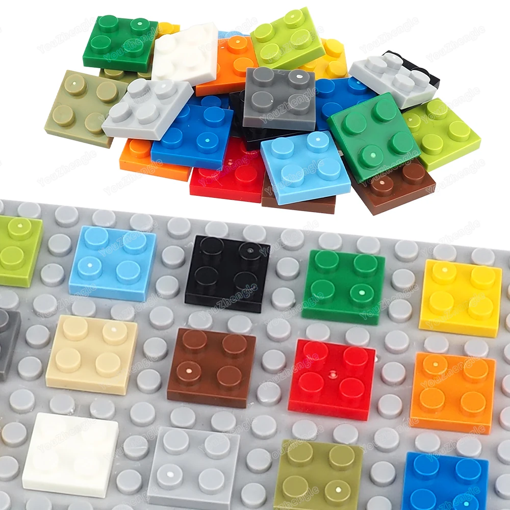 3022 بنة 2x2 نقاط أجزاء اللوحة المنخفضة Moc اكسسوارات نموذج أرقام مشاهد سلسلة عسكرية مكون هدايا الطفل لتقوم بها بنفسك اللعب