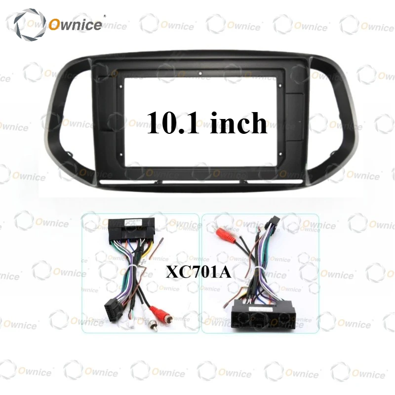 

Ownice 10.1 Inch Quadlock Car Android Radio Frame for KX3 2015 - 2017 2DIN Fascia Stereo Panel 16 PIN Harness Wire Canbus Box