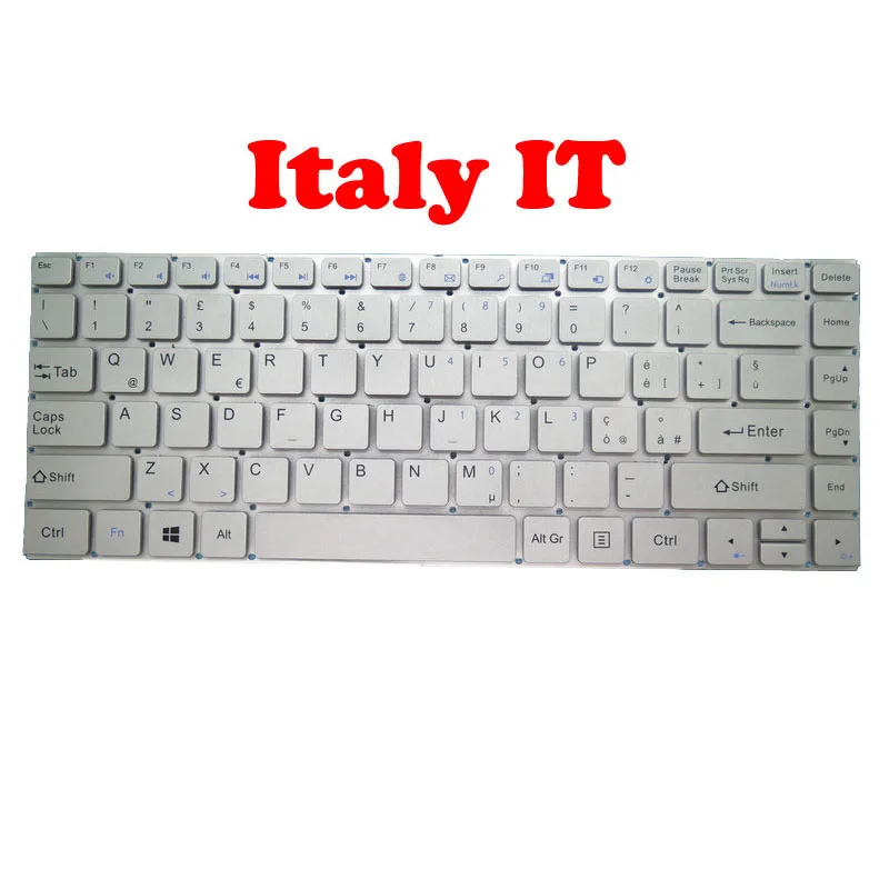 

SW GR BE Серебряная клавиатура для Teclast F6 PRO F6 Plus PRIDE-K3058 MB2903003 YXT-NB93-79 MB2903009 Swiss Italy German