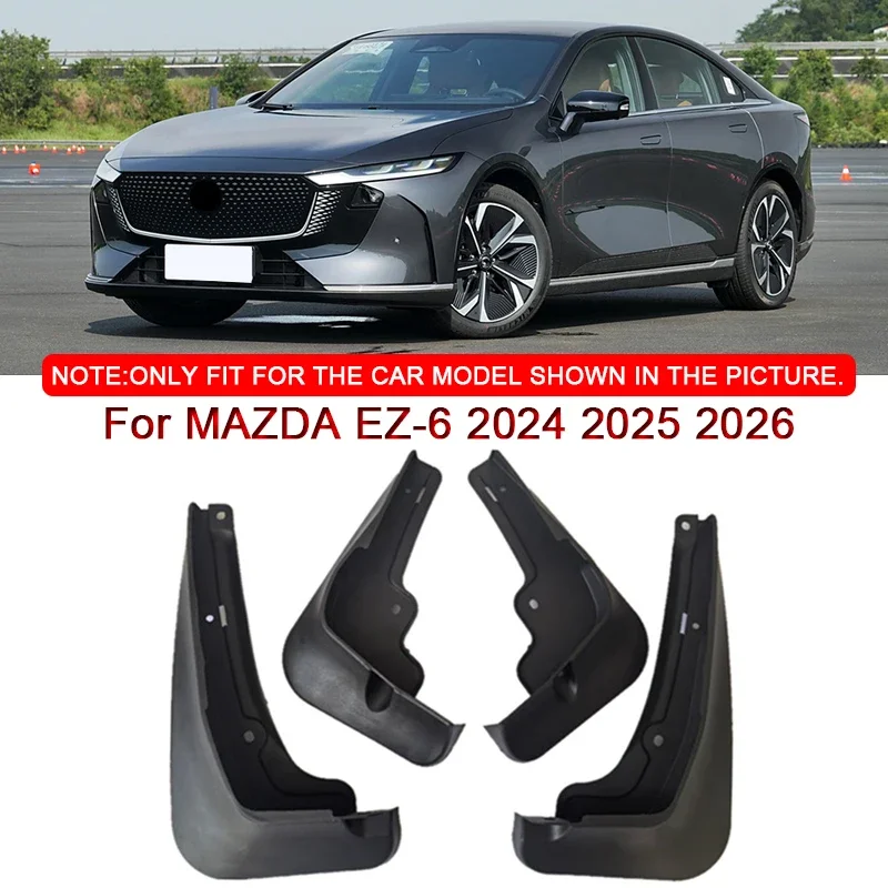 For BYD Yuan Pro Changan Deepal E07 G318 S05 LYNK&CO 02 Z20 MAZDA EZ-6 Smart #5 2024-2026 ABS Car Mudguard Fender Auto Accessory