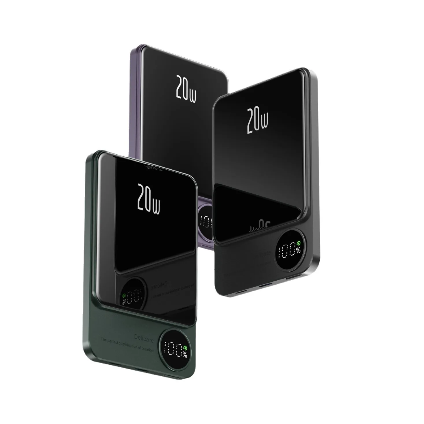 

10000mAh 20W Wireless Magnetic Power Bank Fast Charging Portable External Battery PowerBank Adapter For iPhone Huawei Samsung