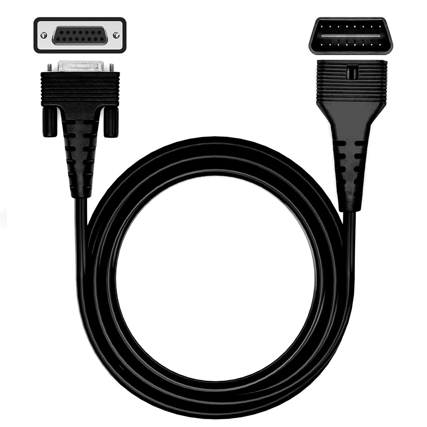 JUTA Main Cable Fit for Ancel FX2000 DB15 OBD2 Diagnostic Scanner 16-PIN Male to 15-PIN Female OBDII Test Replacement Connector