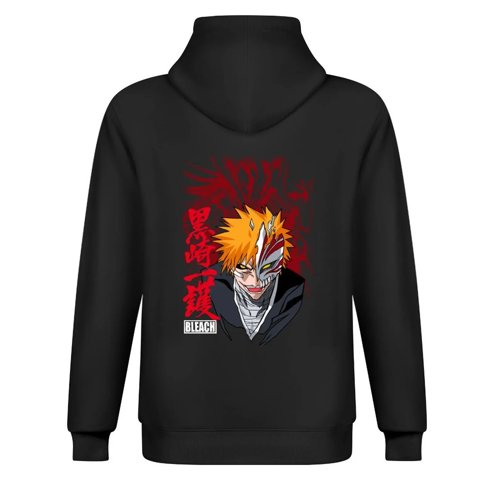hollow half mask Hoodie anime clothing hooded shirt men's clothing blouse hoodie men