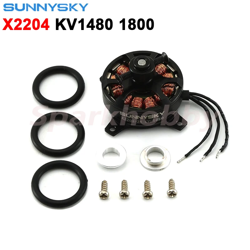 SUNNYSKY X2204 Mini Fixed Wing Brushless Motor 1480/1800KV 2-3S Indoor RC Plane Power Parts