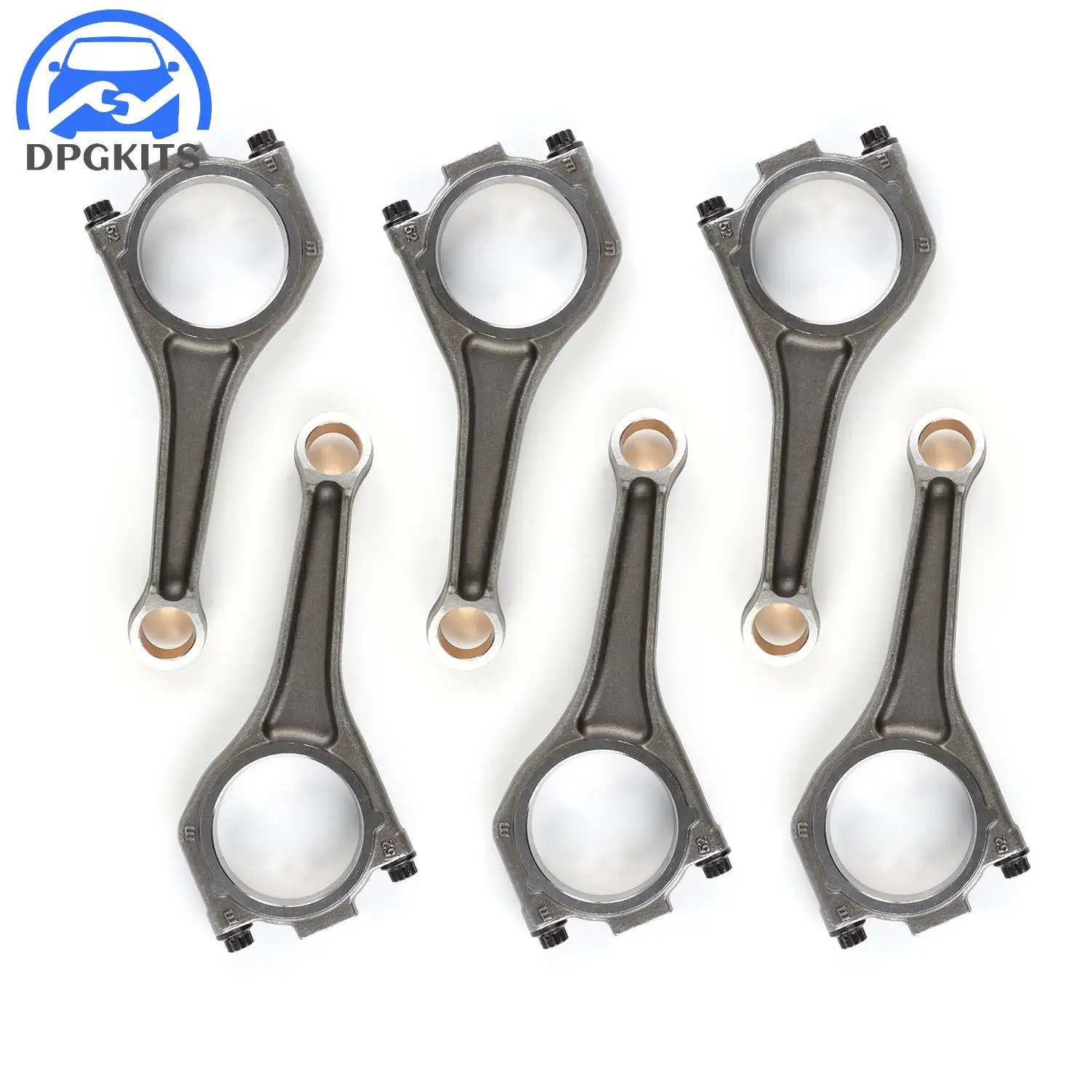 

6pcs AJ126 Engine Connecting Rod For Jaguar F-Pace F-Type XF XJ Land Rover Discovery Range Rover LR4 3.0L V6 2014-2020