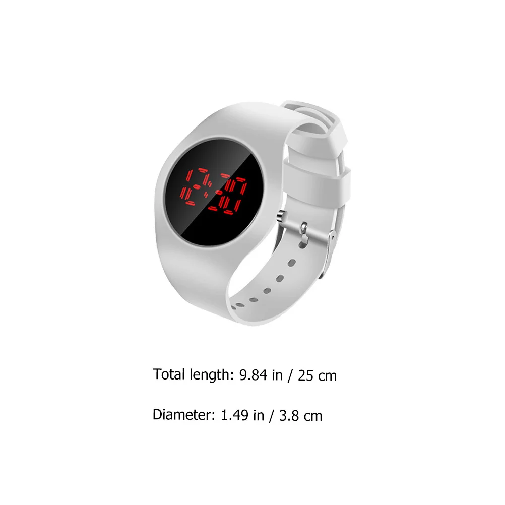 Reloj electrónico LED con pantalla, ropa cómoda, adecuado tanto para hombres y mujeres, graduación de aniversario, 2 uds.
