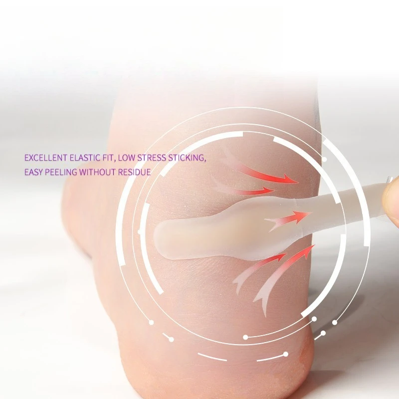 

Water Gel Heel Pad Waterproof Self-adhesive High Heel Anti Abrasion Patch Heel Protection Pad Cushioning Anti Friction