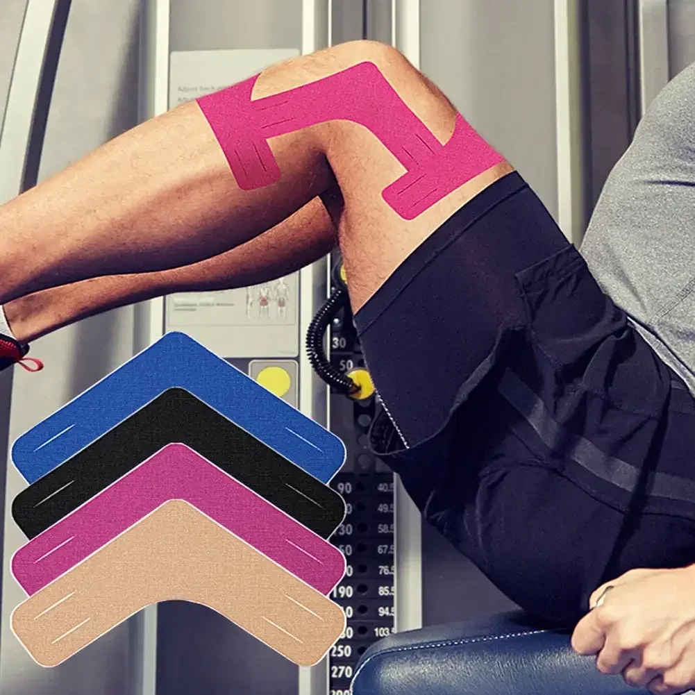 5 قطعة شريط علم الحركة على شكل حرف V شريط رياضي مرن يدعم ويحمي العضلات والركبتين والأكتاف والتهاب اللفافة الأخمصية للرياضة #3