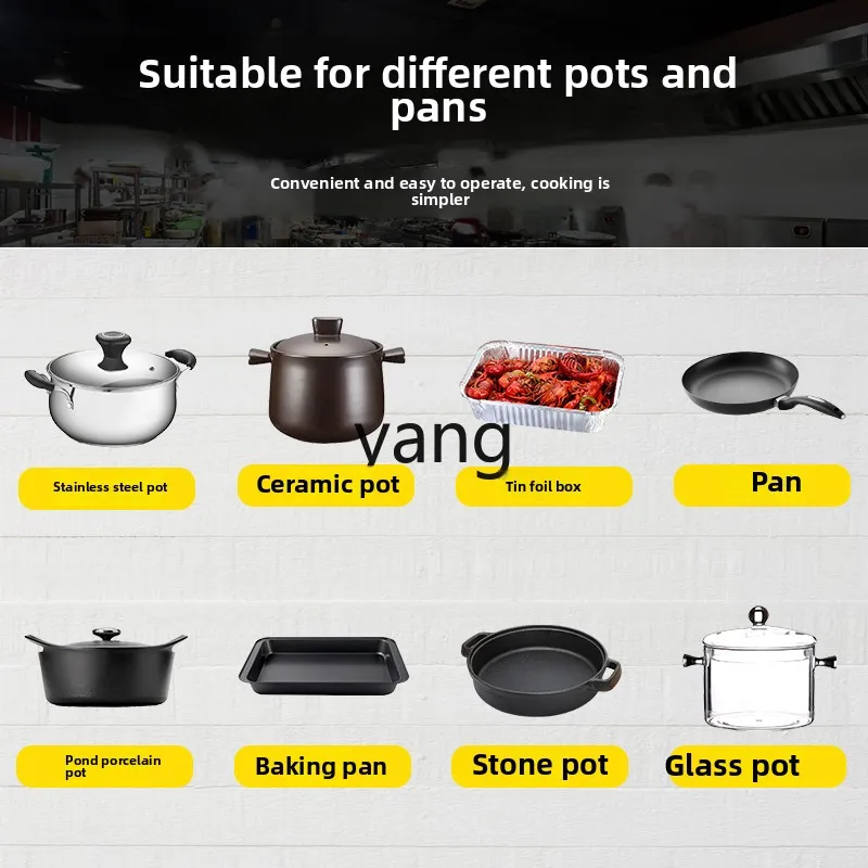 Yjq fornello a induzione commerciale fornello elettrico multi-testa in ceramica quattro o sei fornelli multi-occhio in polvere per unghie in stagnola