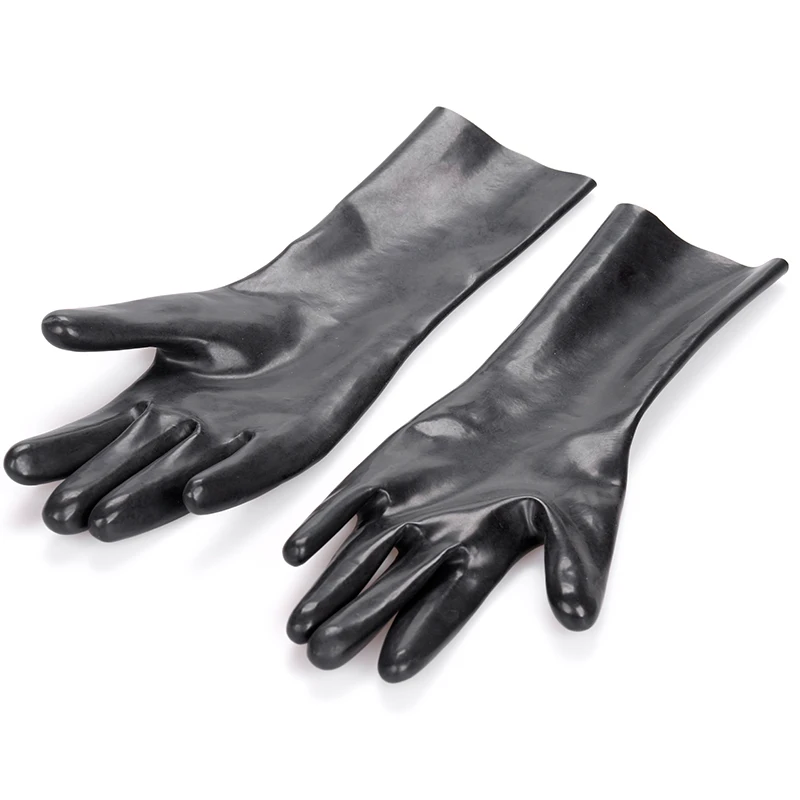 Seamless 3D Rubber Gloves 5 Toe Latex Mittens Cosplay Costume for Women