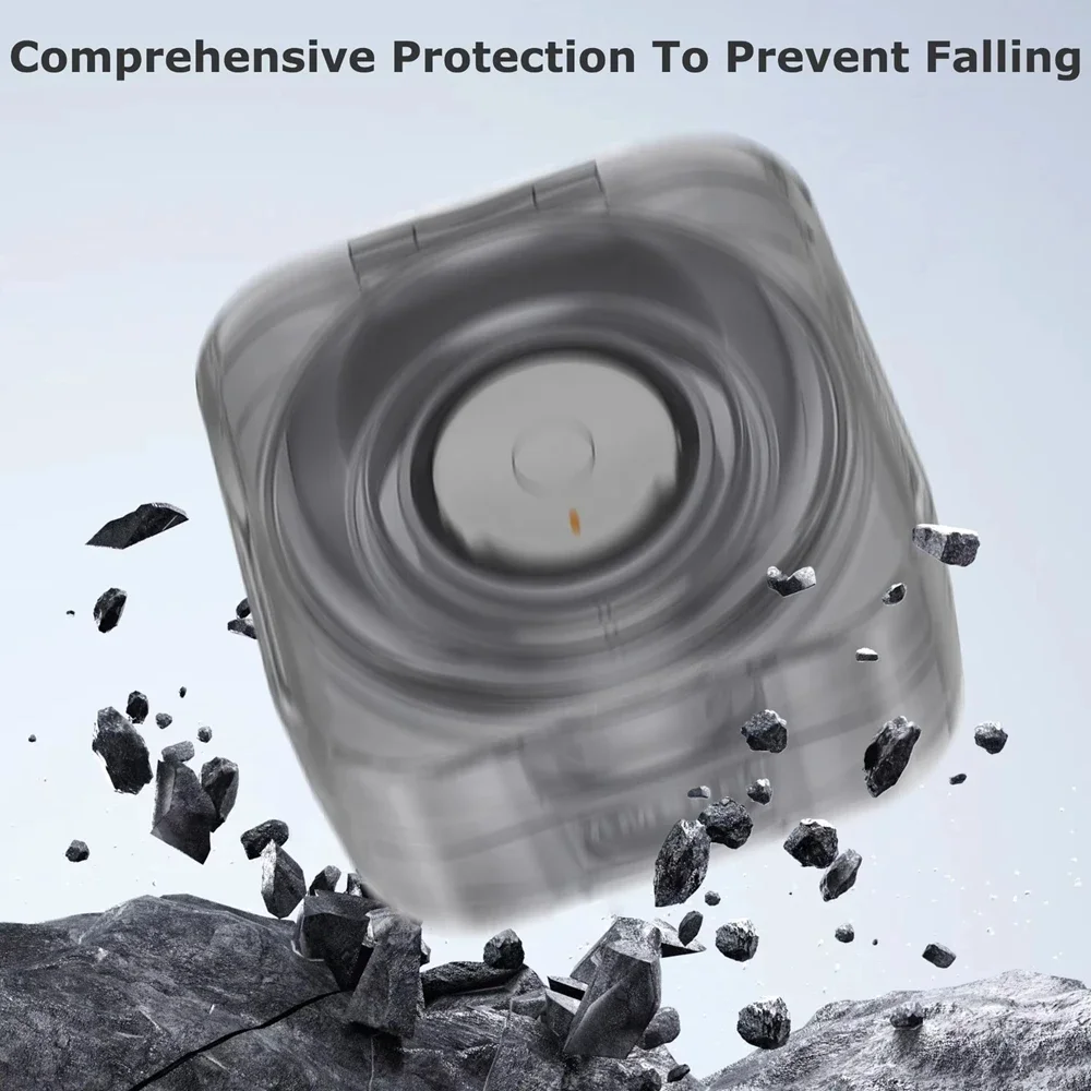 

Для Samsung Galaxy Ring зарядный чехол, защитный чехол, мягкий амортизирующий прозрачный защитный чехол из ТПУ, устойчивый к царапинам