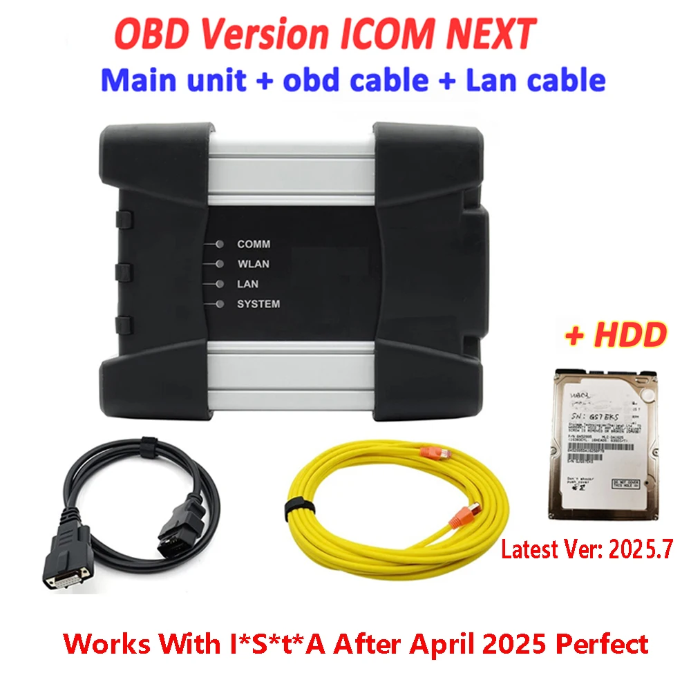 V2025.7 FOR BMW ICOM NEXT Diagnostic & Programming Tool work with Newest Software I-S-T-A 45.3