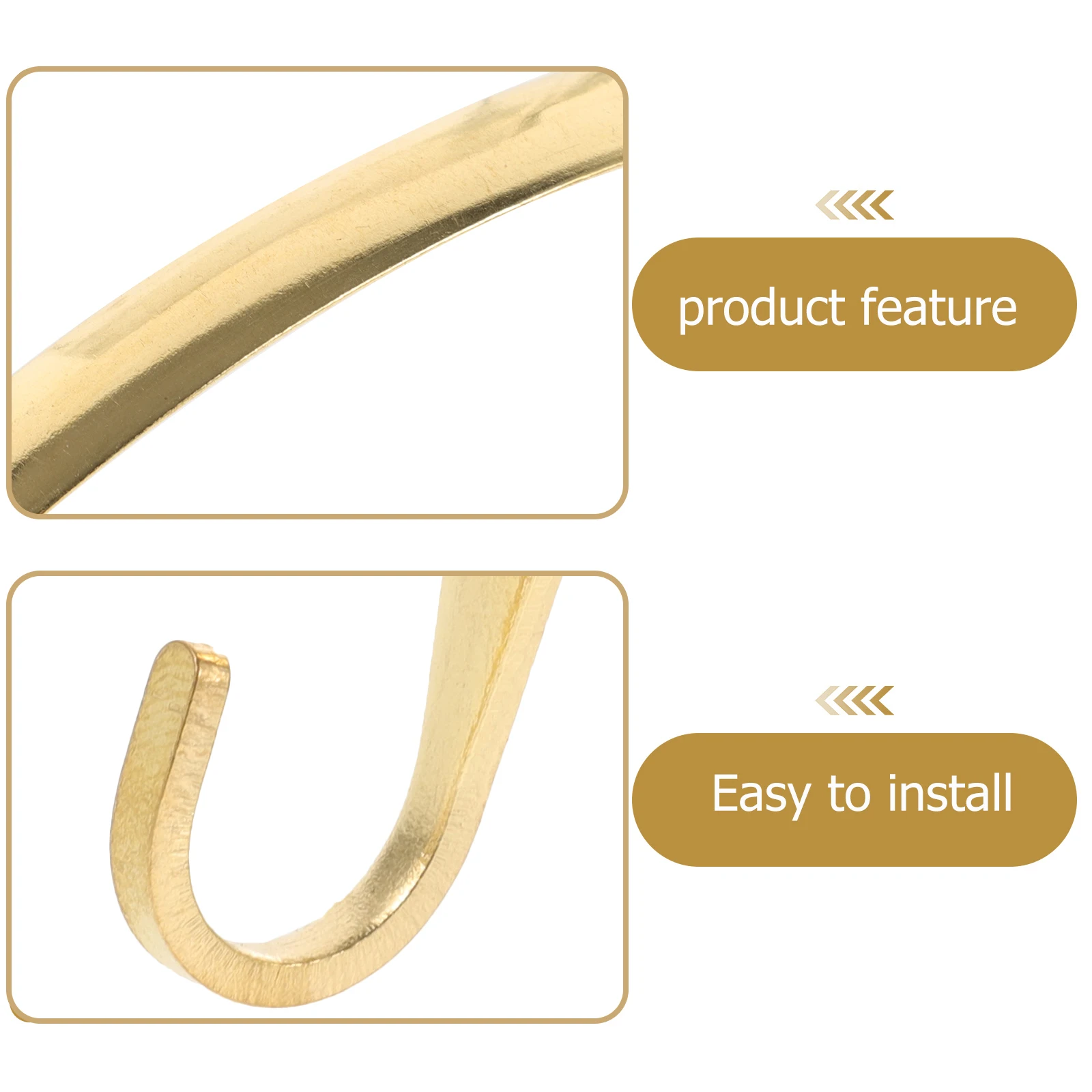

Copper Teapot Handle Household Grip Kettle Metal Accessories Convenient Golden Replacement Parts Chinese