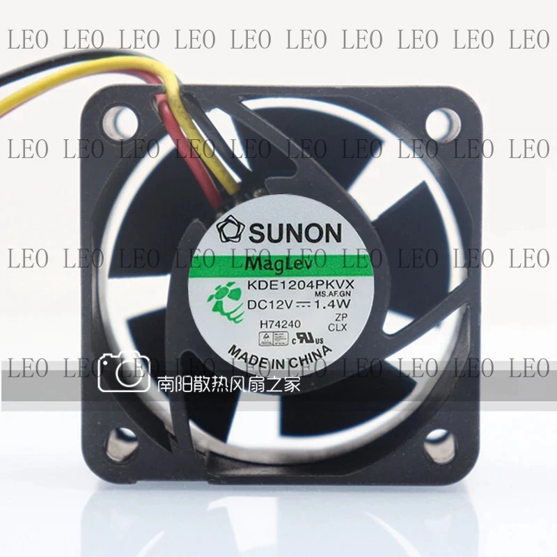 AA  New original KDE1204PKVX 4020 DC12V 1.4W 4CM maglev switch router silent cooling fan